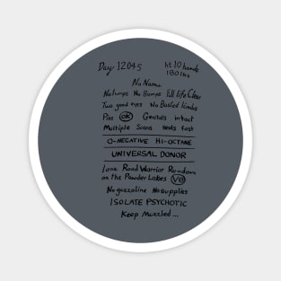 Mad Max; Fury Road - Back TATTOO Magnet